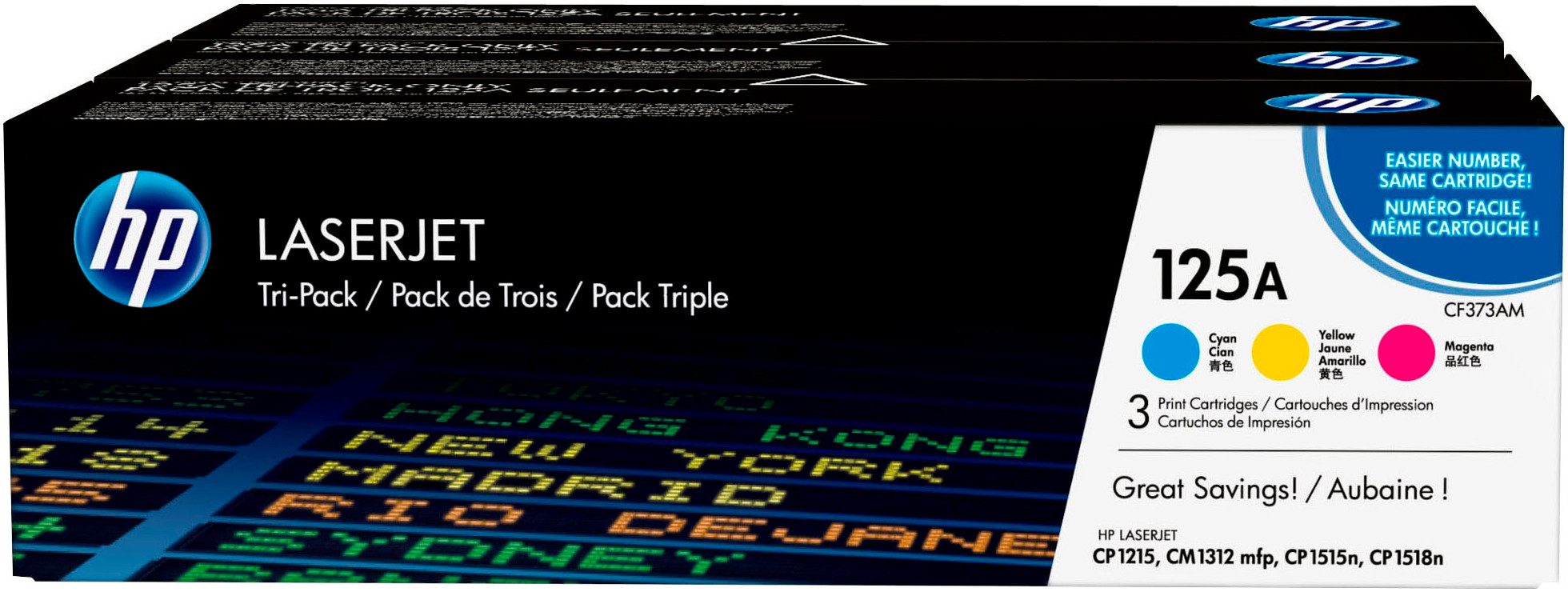 Tonerkartusche 125A 3er-Pack Original LaserJet