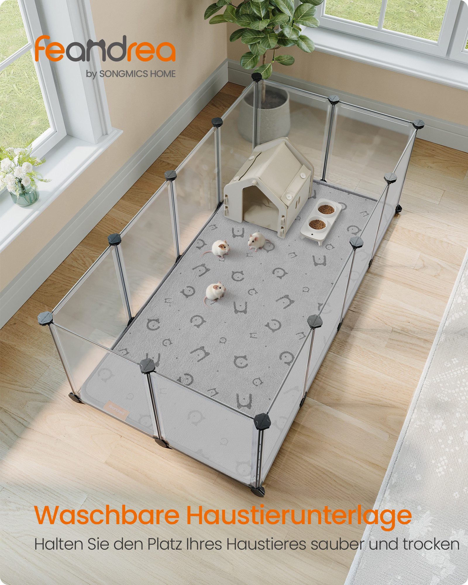FEANDREA Tierdecke 2er Set, Hundematte Welpen-Unterlagen, günstig online kaufen