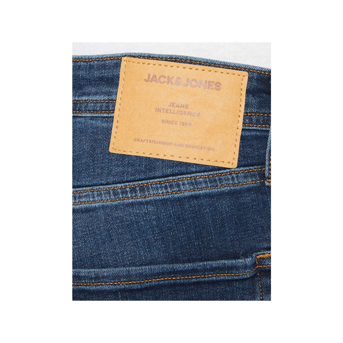 blau Jack Jones & 5-Pocket-Jeans (1-tlg)
