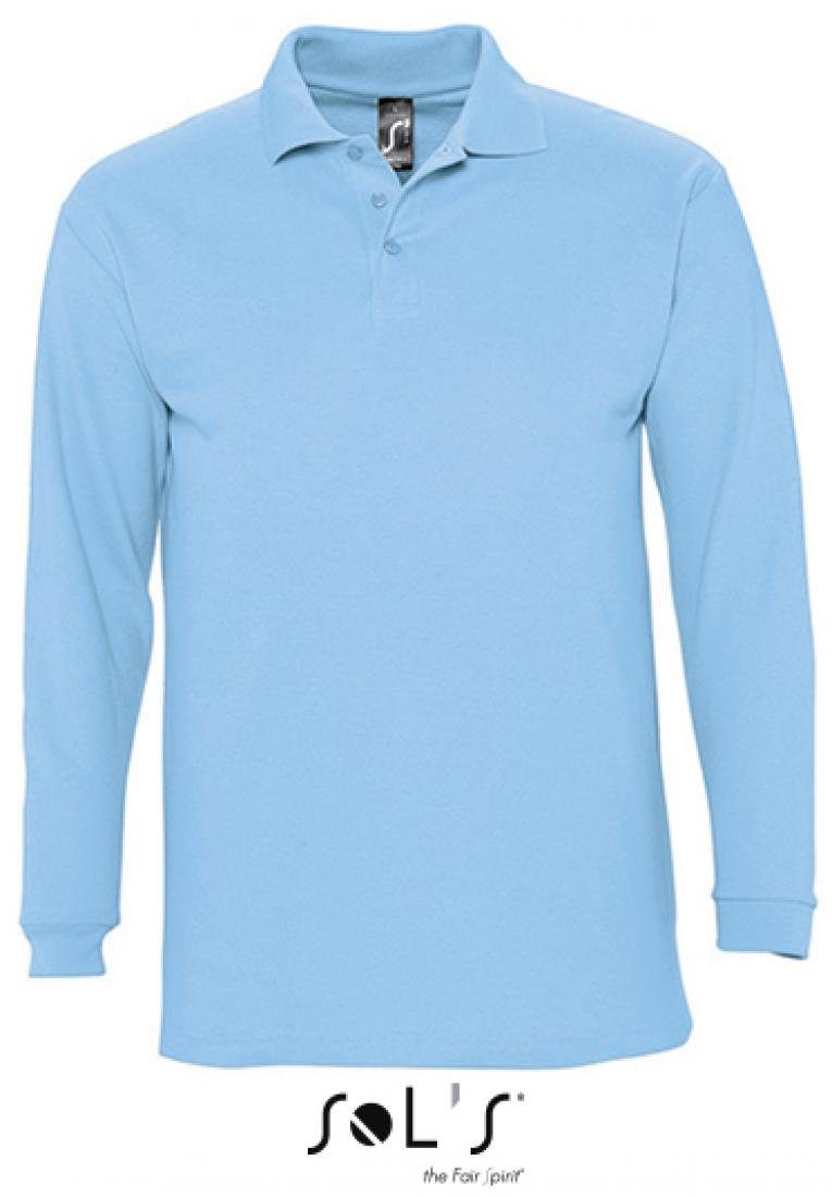 Langarm-Poloshirt Herren Longsleeve Poloshirt Winter II