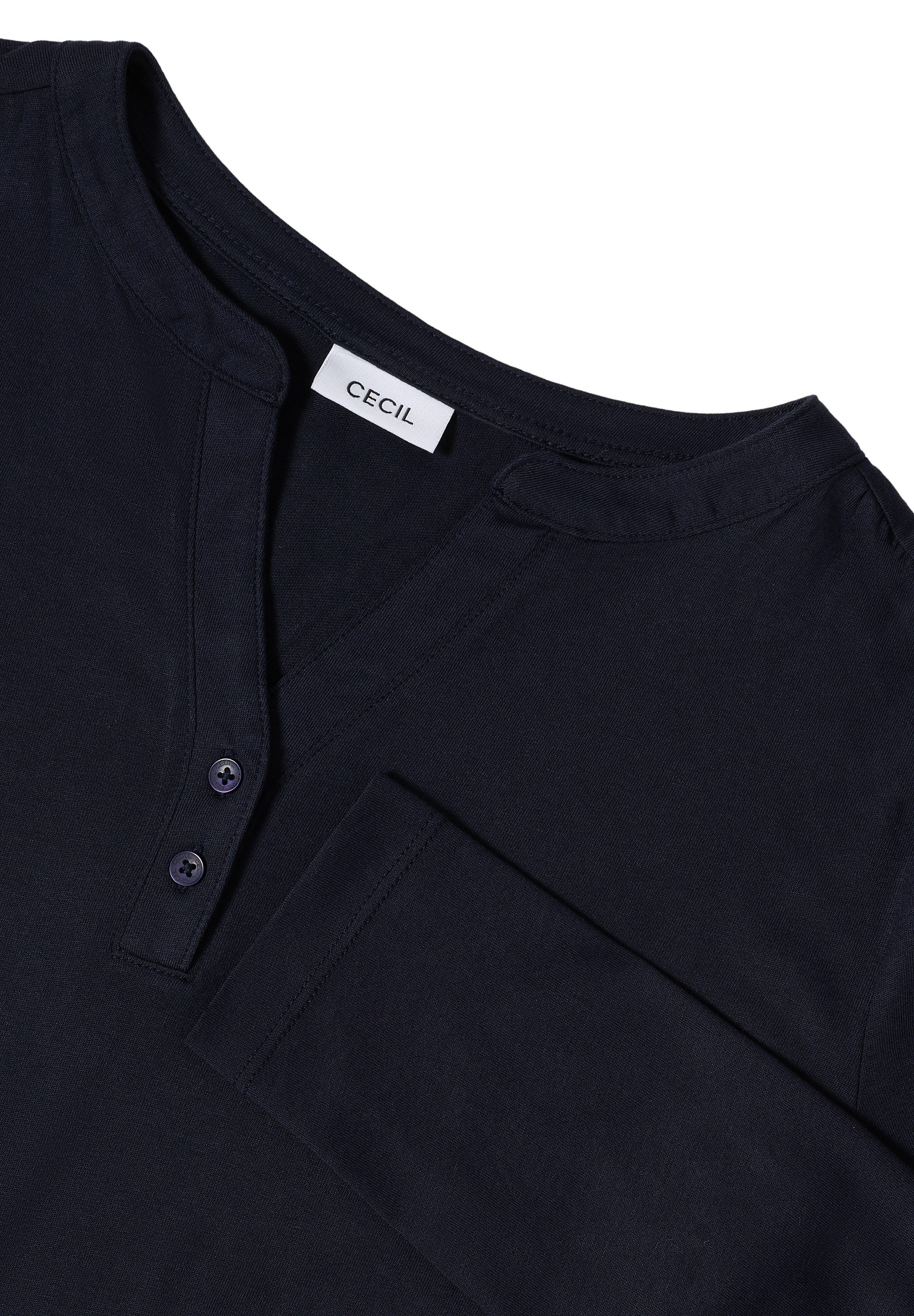 CECIL Langarmshirt im soften Baumwoll-Mix