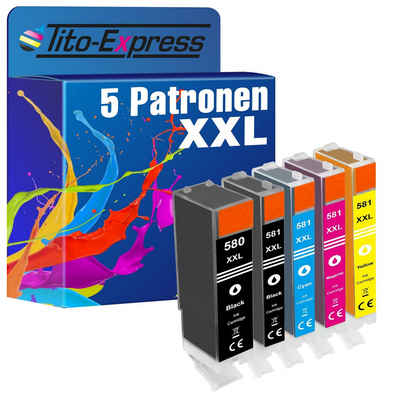 Tito-Express PlatinumSerie »ersetzt Canon PGI-580 XXL & CLI-581 XXL (1998C005)« Tintenpatrone
