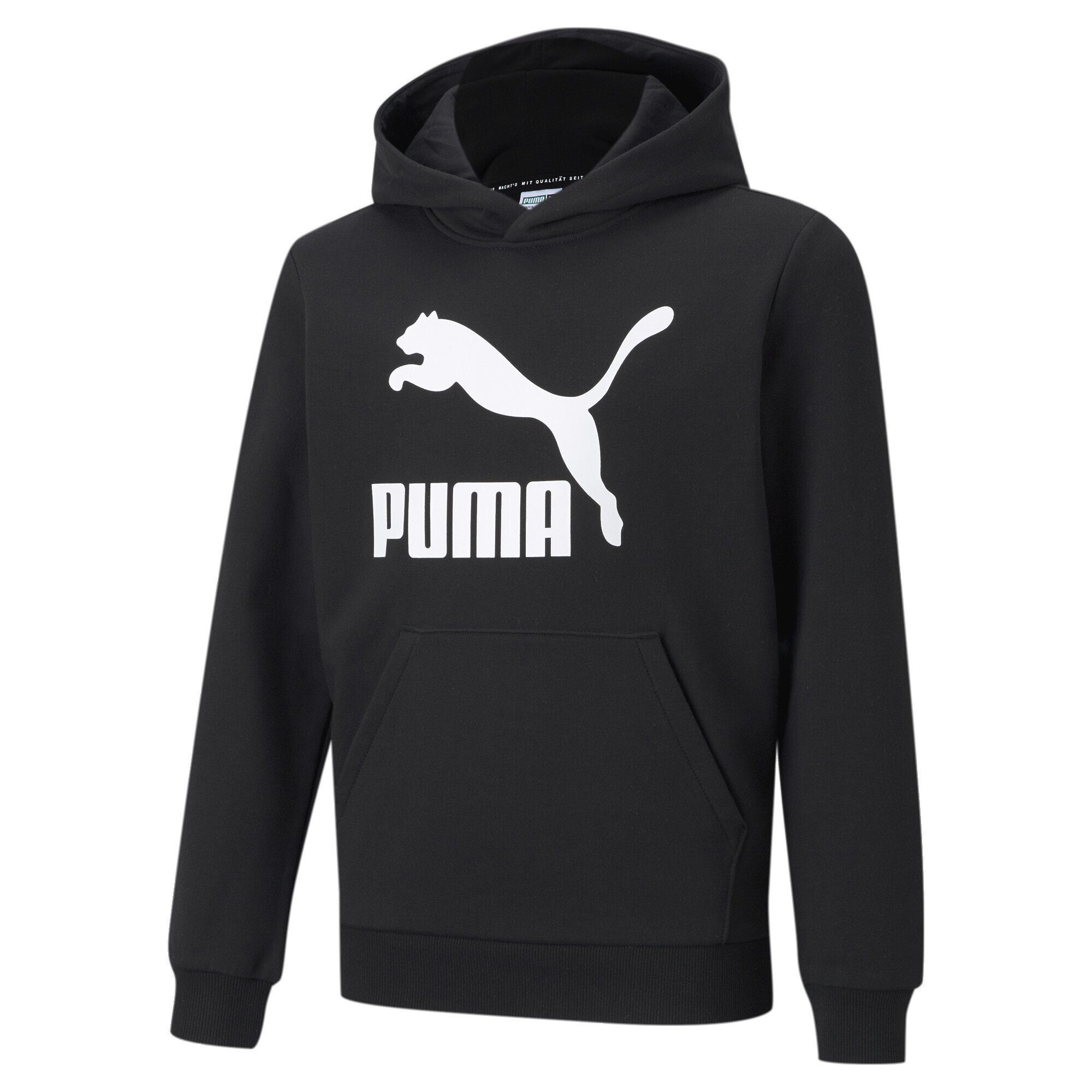 Jungen Classics Hoodie Black Sweatshirt PUMA Logo