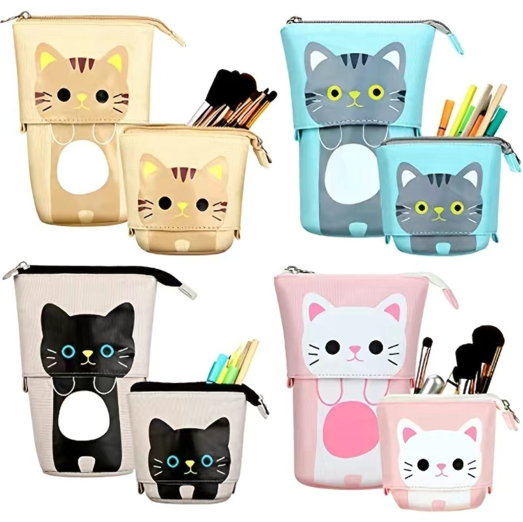 Nur Online 75 Federmäppchen Einziehbarer Federmappe,Künstlertasche,Make-up Pinselhalter