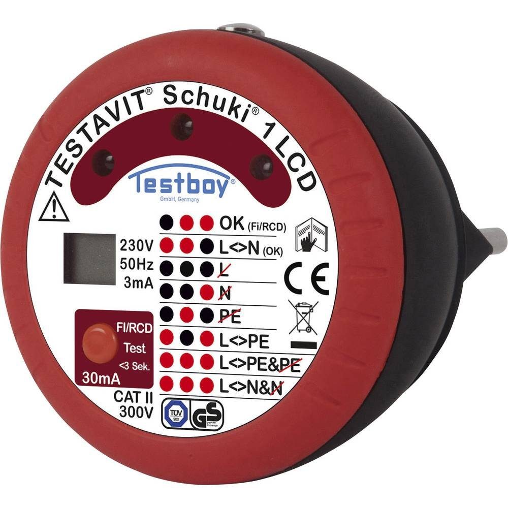 Testboy Steckdosenprüfgeräte Spannungsprüfer