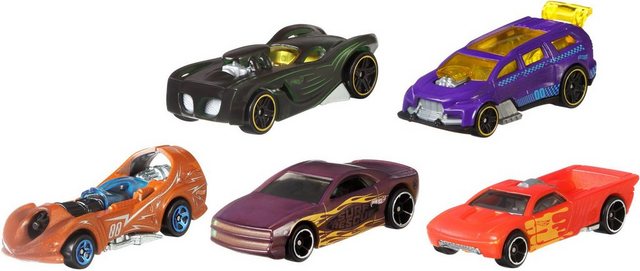 Image of Hot Wheels Spielzeug-Auto »5er Pack Hot Wheels Color Shifters«, (Set, 5-tlg)