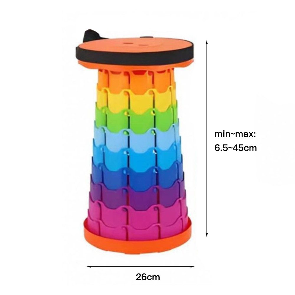 JEOBEST Campinghocker Tragbarer Klapphocker, Mini Teleskophocker, günstig online kaufen