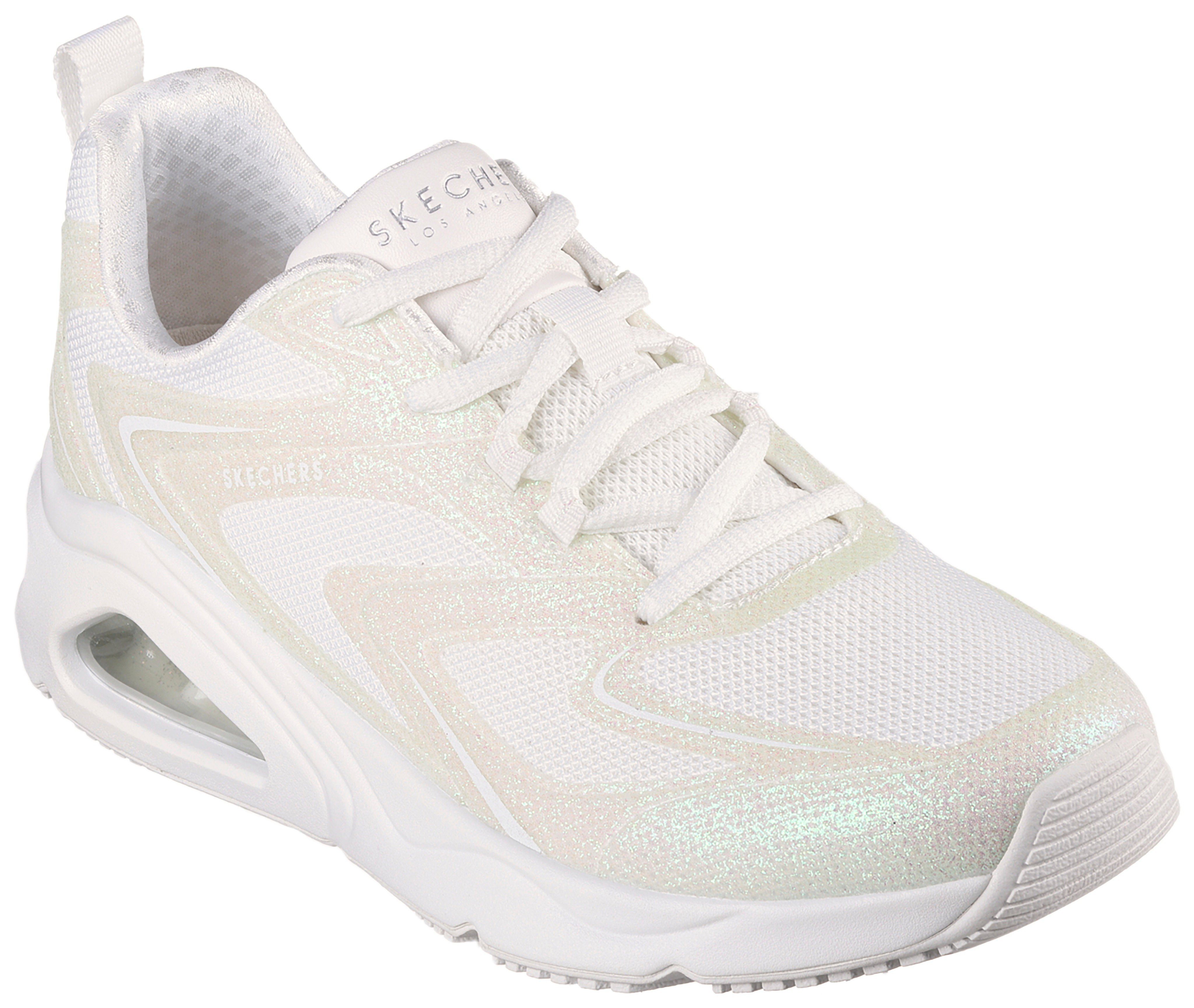 Skechers TRES-AIR UNO-GLIT-AIRY Keilsneaker mit cooler Absatzgestaltung, Freizeitschuh, Halbschuh, Schnürschuh