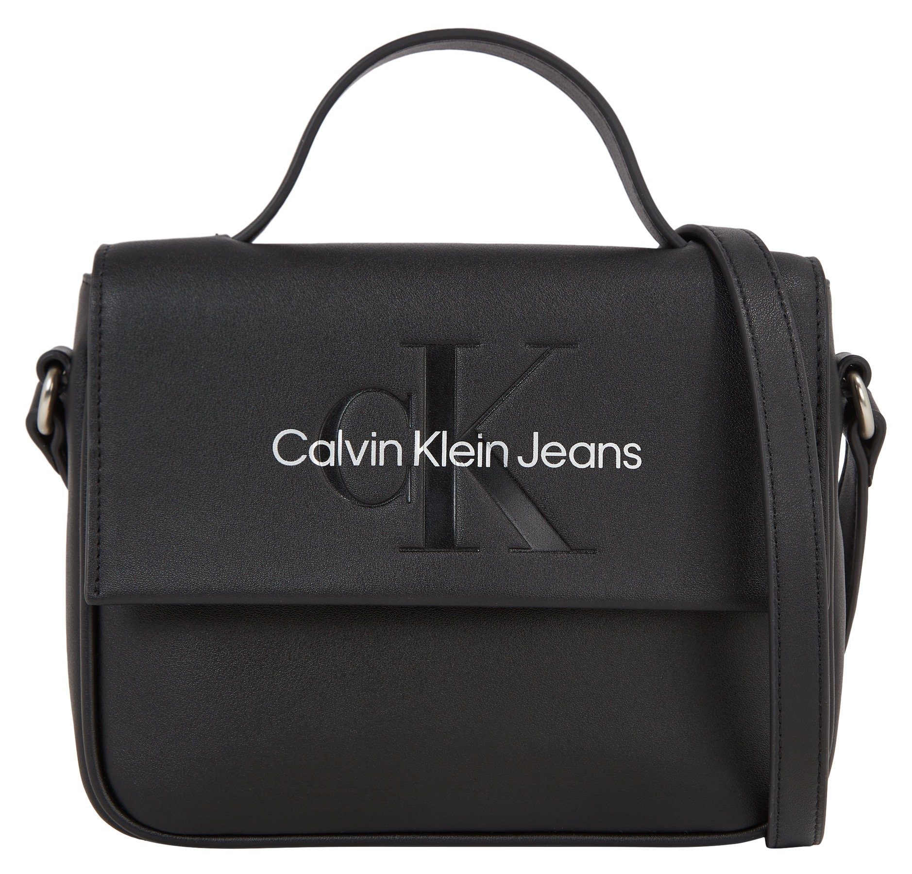 Jeans Klein FLAP SCULPTED BOXY Calvin Design MONO, Umhängetasche im CB20 handlichen