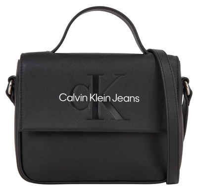 Calvin Klein Jeans Umhängetasche SCULPTED BOXY FLAP CB20 MONO, im handlichen Design