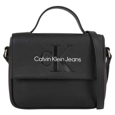 Calvin Klein Jeans Umhängetasche SCULPTED BOXY FLAP CB20 MONO, im handlichen Design