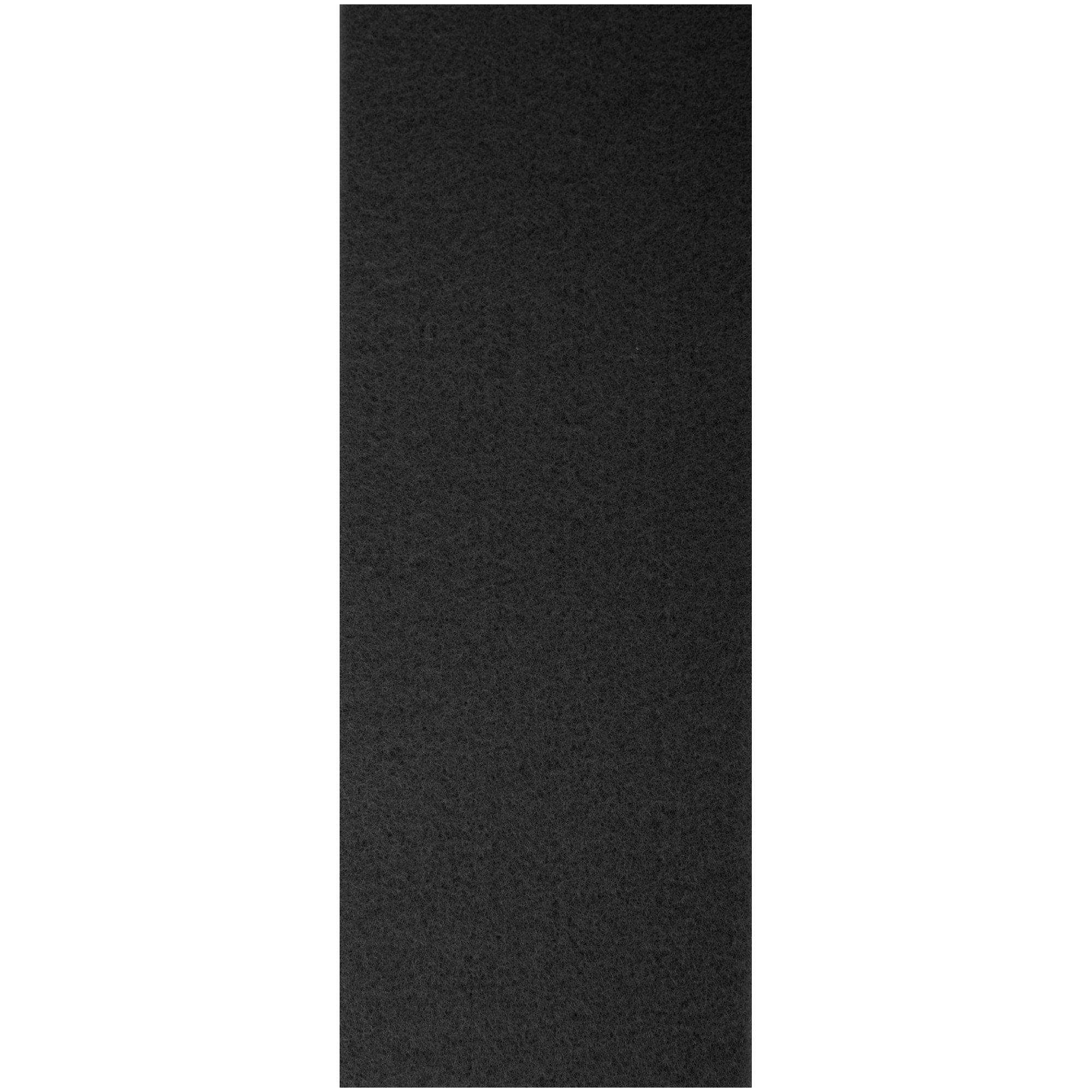 selbstklebende Schwarz Parkettschoner, FGZ-04879, 0,4 und x 9 Möbel- Möbelfuß (1-St), Bodengleiter 25 cm und Bodenschutz zuschneidbare x Bestlivings