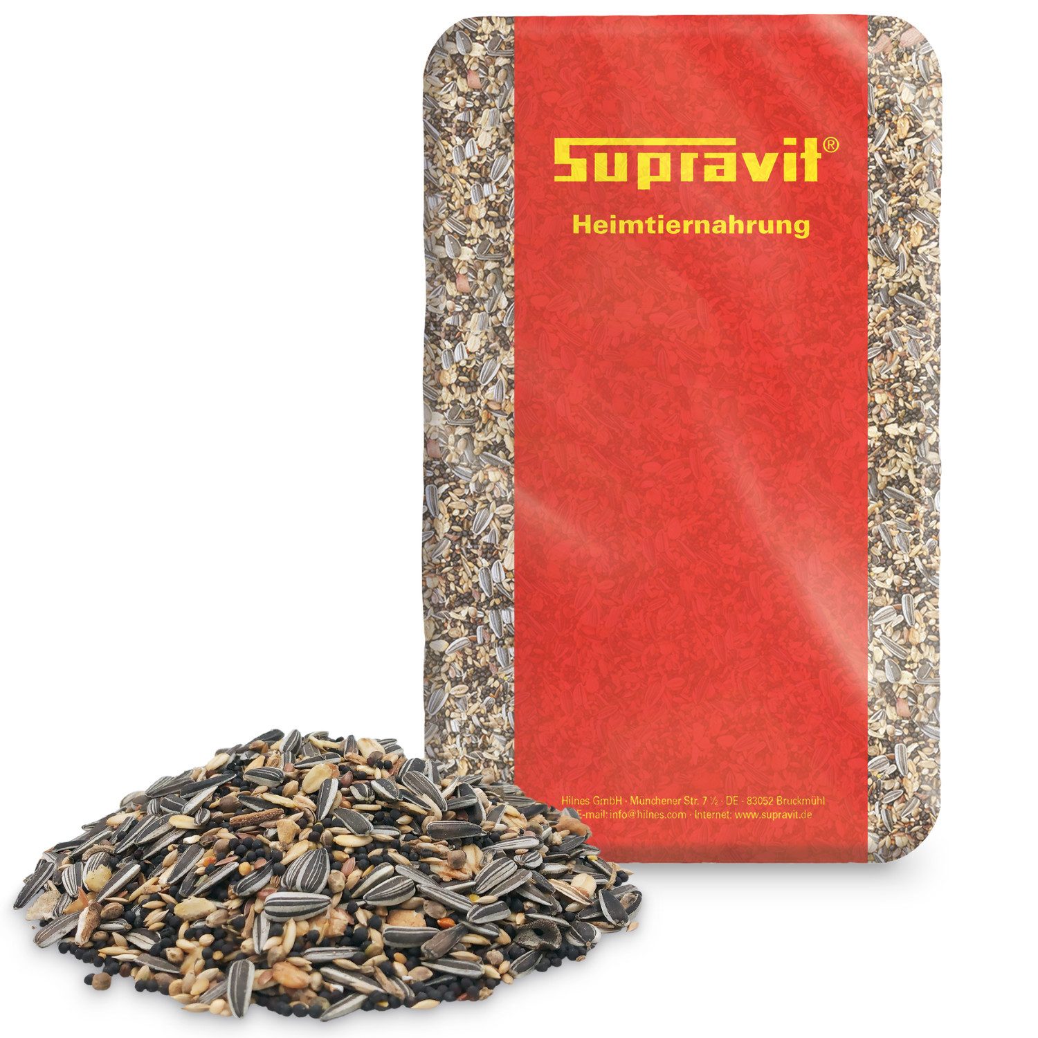 Supravit Freilandfutter für Vögel - Energiereiches & proteinreiches Vogelfutter, Hauptfutter für: Nutz-/ Wildtier