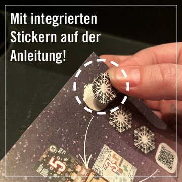 Hidden Games Grußkarten Rätselkarte "Rätselhafte Weihnachten", Made in Germany