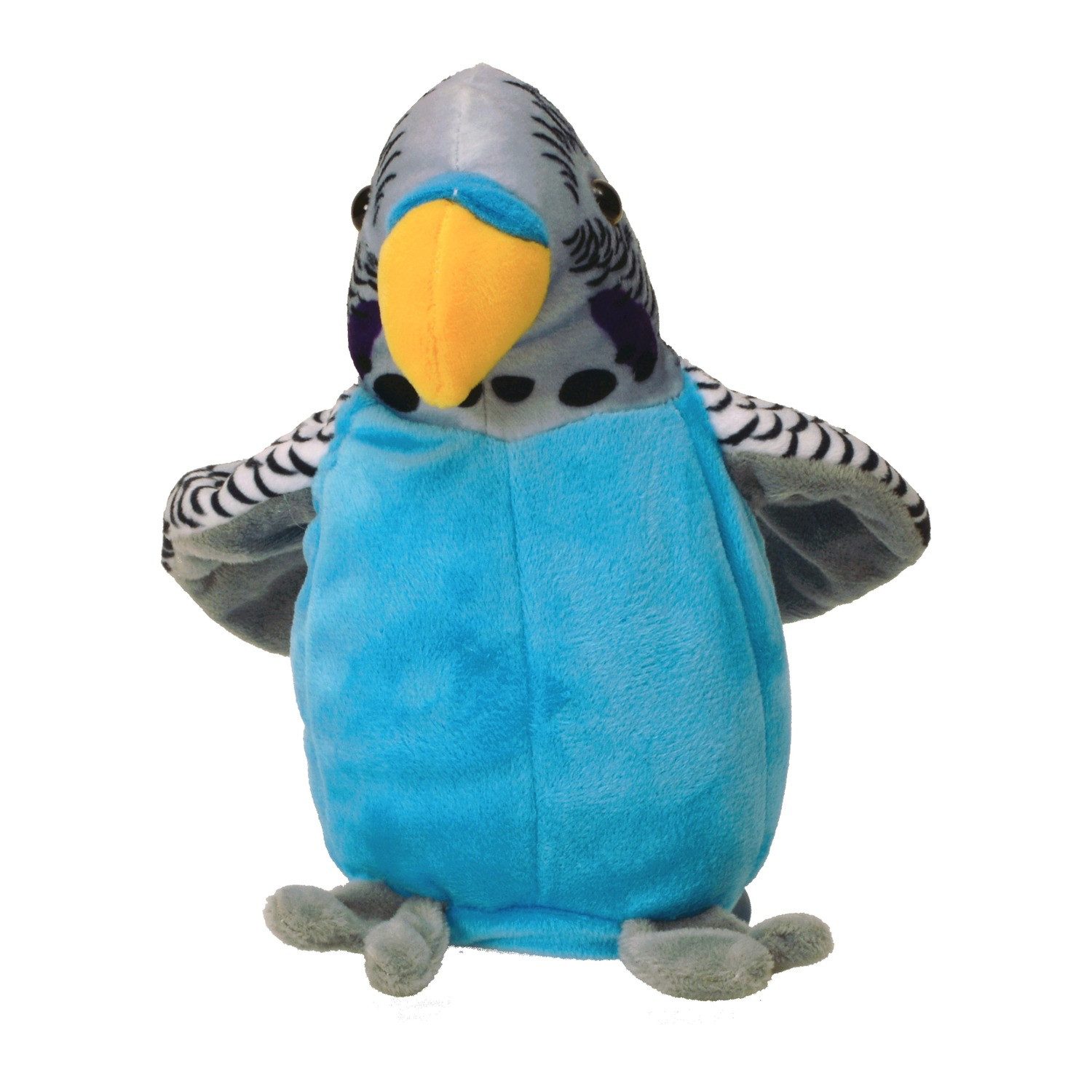 Kögler Kuscheltier Laber Wellensittich Stofftier mit Sprachwiedergabe