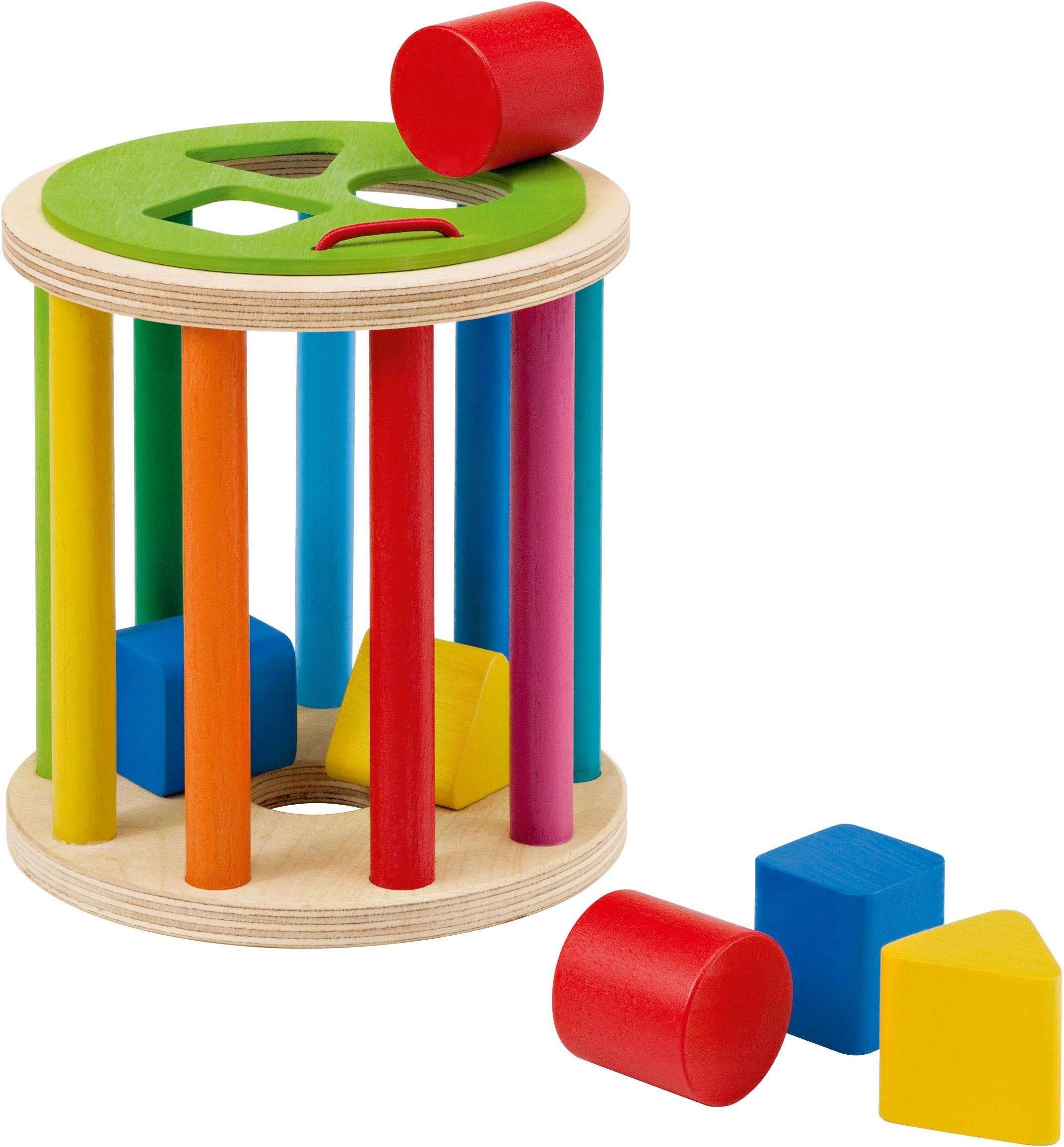 Selecta Steckspielzeug Sortierrolle, aus Holz, Made in Germany