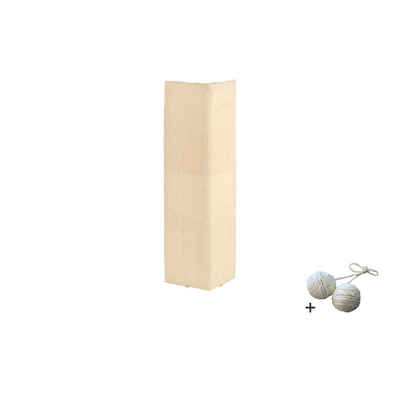 Rohrschneider Kratzbrett Kratzecke mit gratis Spielballset, mit Sisal-Gewebe bespannt, mit Befestigungsmaterial