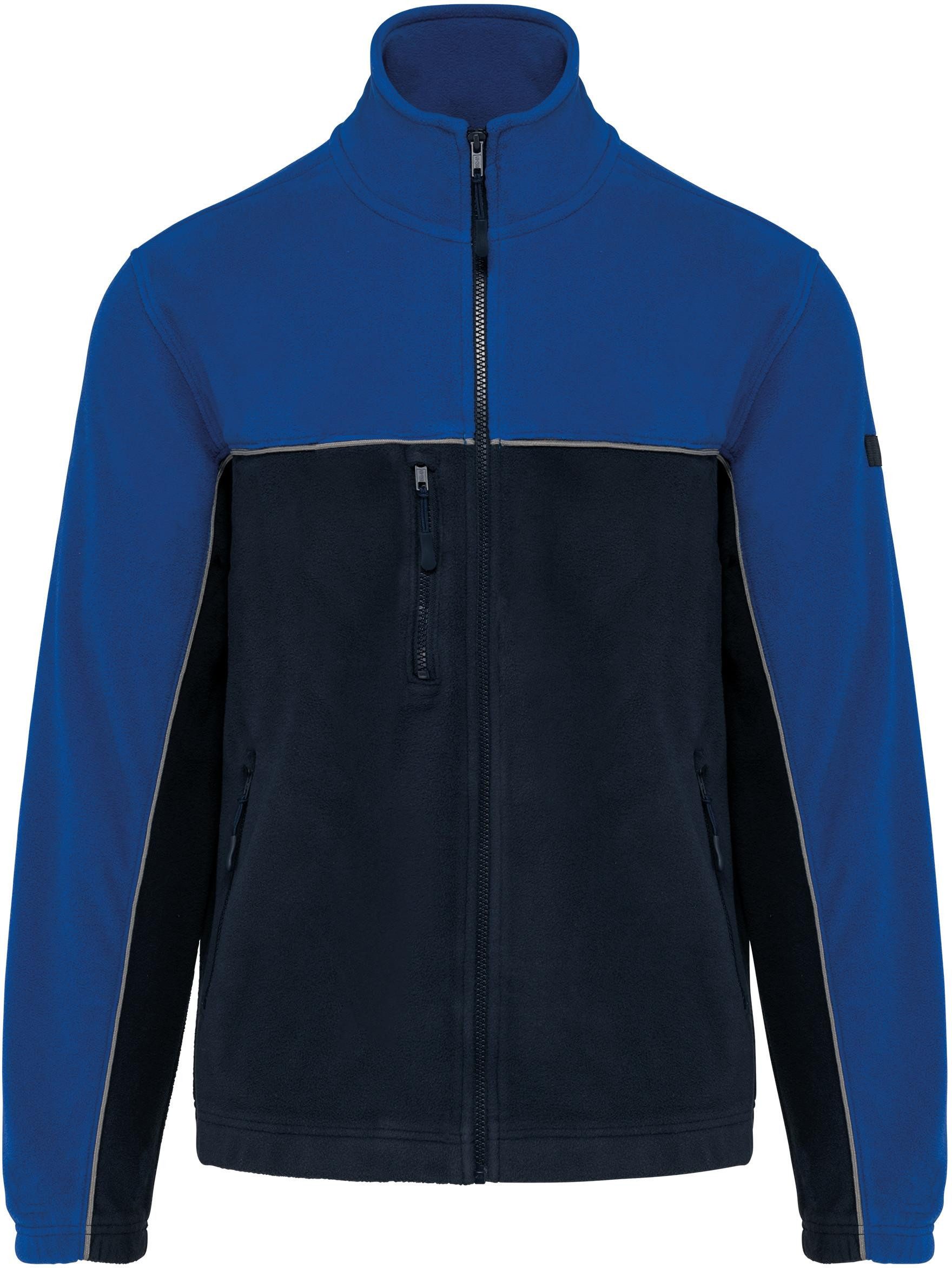 Arbeitsjacke Zweifarbige, umweltfreundliche Unisex-Fleecejacke