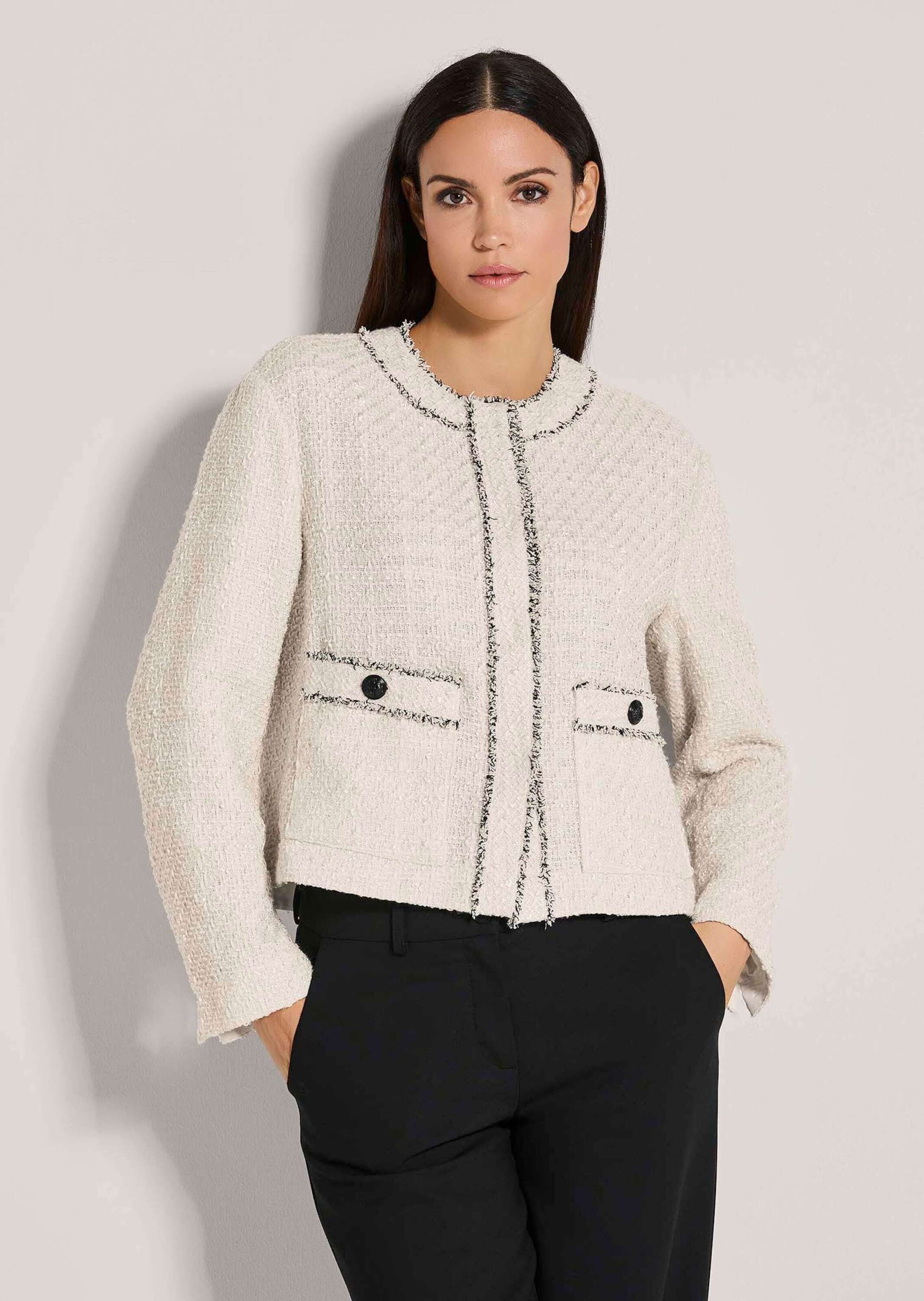Kurzblazer Kurzblazer in Bouclé-Optik