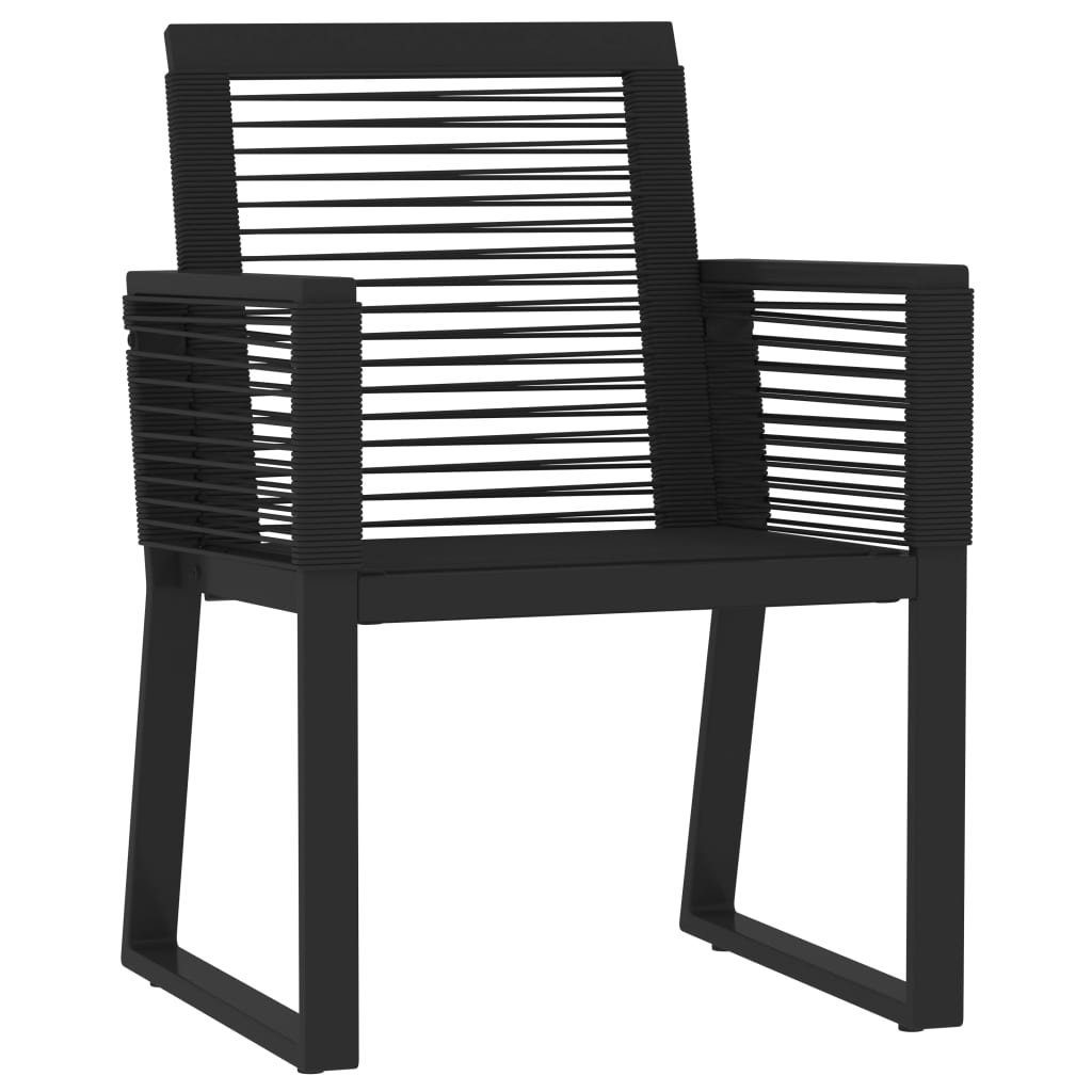 Vidaxl 7-tlg. Garten-essgruppe Schwarz günstig online kaufen