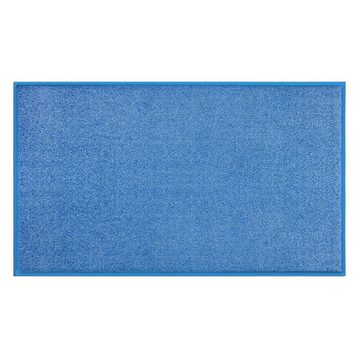 Fußmatte SKY Color Blau, 2 Größen, Eingangsmatte, SKY Schmutzfangmatten, rechteckig, Höhe: 3.9 mm, mit farblich abgestimmtem Gummirand