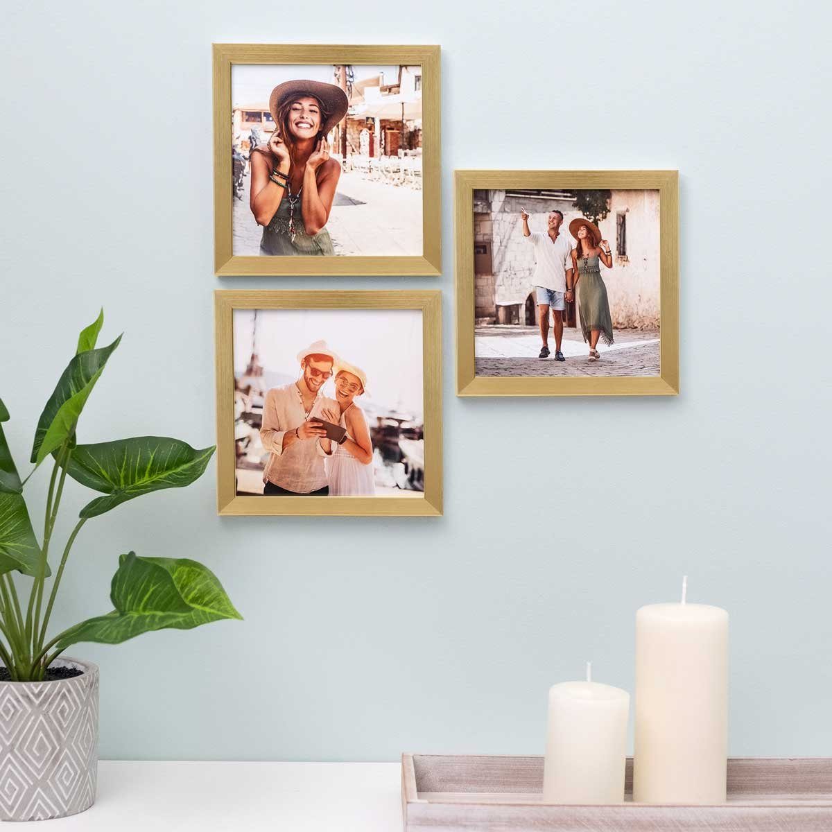 PHOTOLINI Bilderrahmen 3er Set, stabiles MDF-Holz, günstig online kaufen