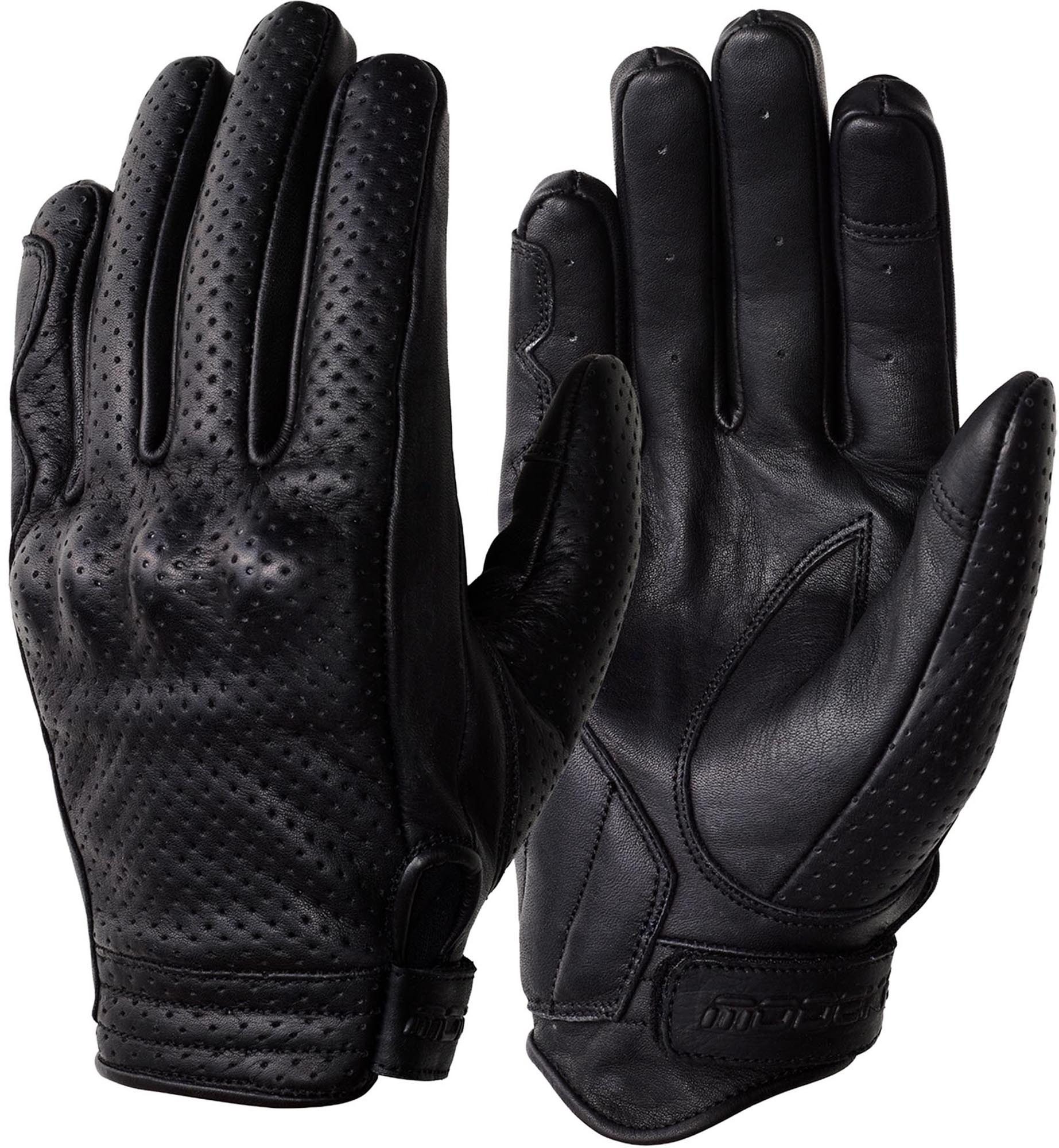 Modeka Motorradhandschuhe Hot Classic 2 Motorrad Handschuhe perforiert,Touchscreenbedienung möglich