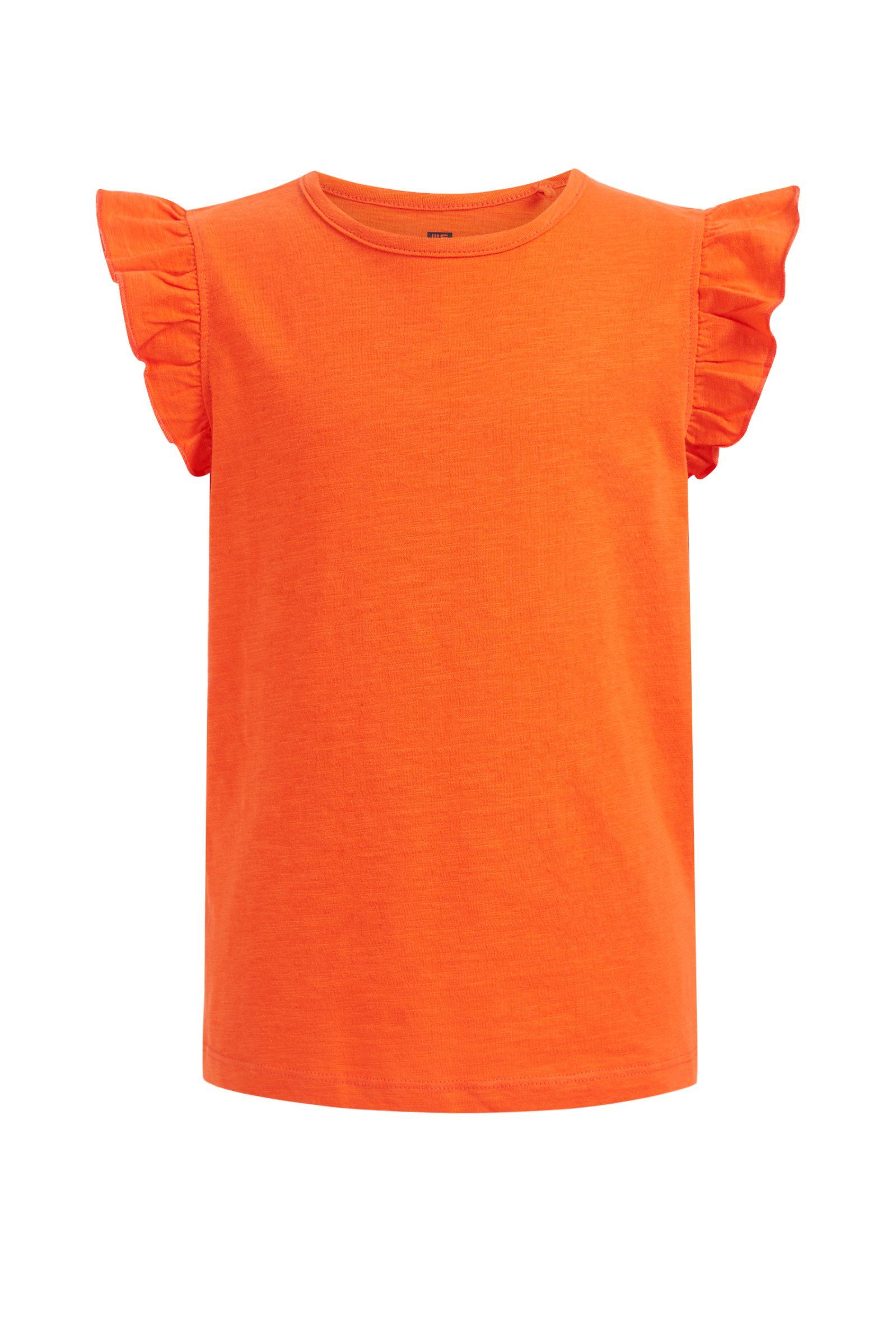 WE Fashion T-Shirt (1-tlg) Orange