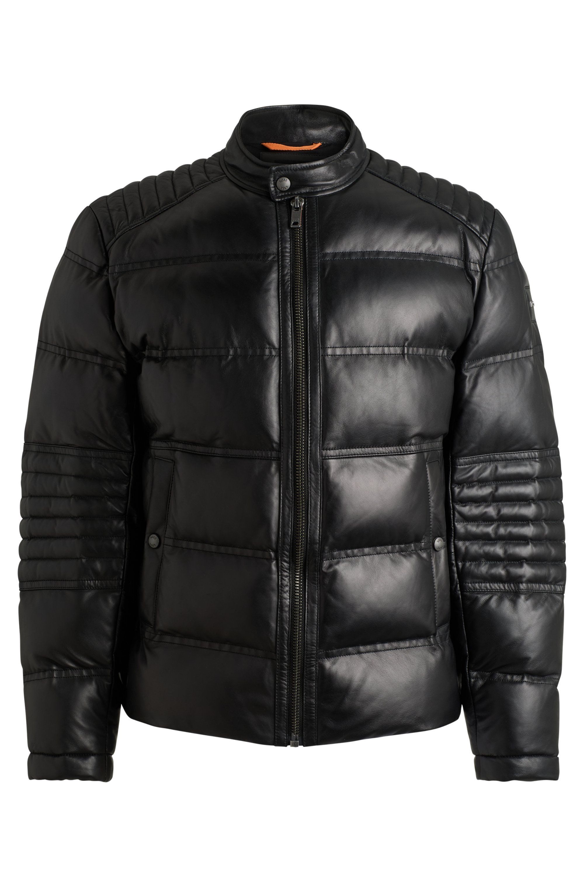BOSS ORANGE Lederjacke