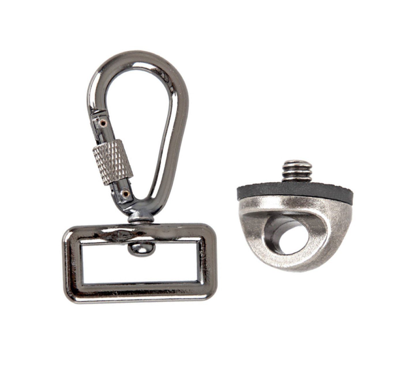 ayex Kameratasche 2x Karabinerhaken mit Adapter-Schraube für Kameragurt 1/4 Zoll