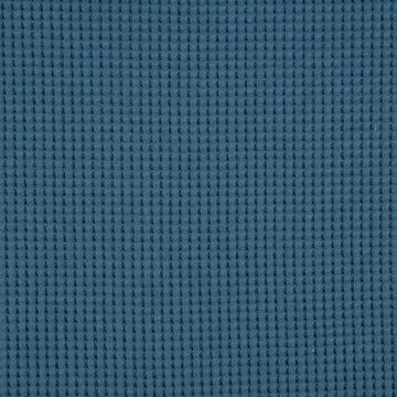 SCHÖNER LEBEN. Stoff Organic Bio Waffeljersey Waffelstrick einfarbig jeansblau 1,45m Breite, allergikergeeignet