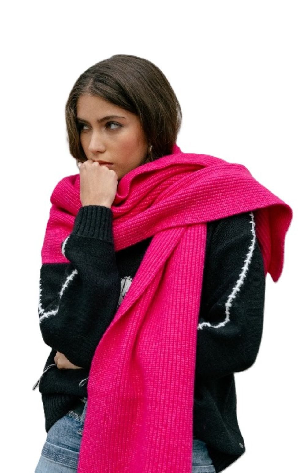 Freeman T. Porter Strickschal Elina Plain - Schal - Strickschal