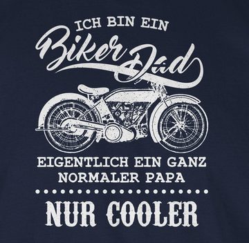 Shirtracer T-Shirt Ich bin ein Biker Dad Vatertag Geschenk für Papa