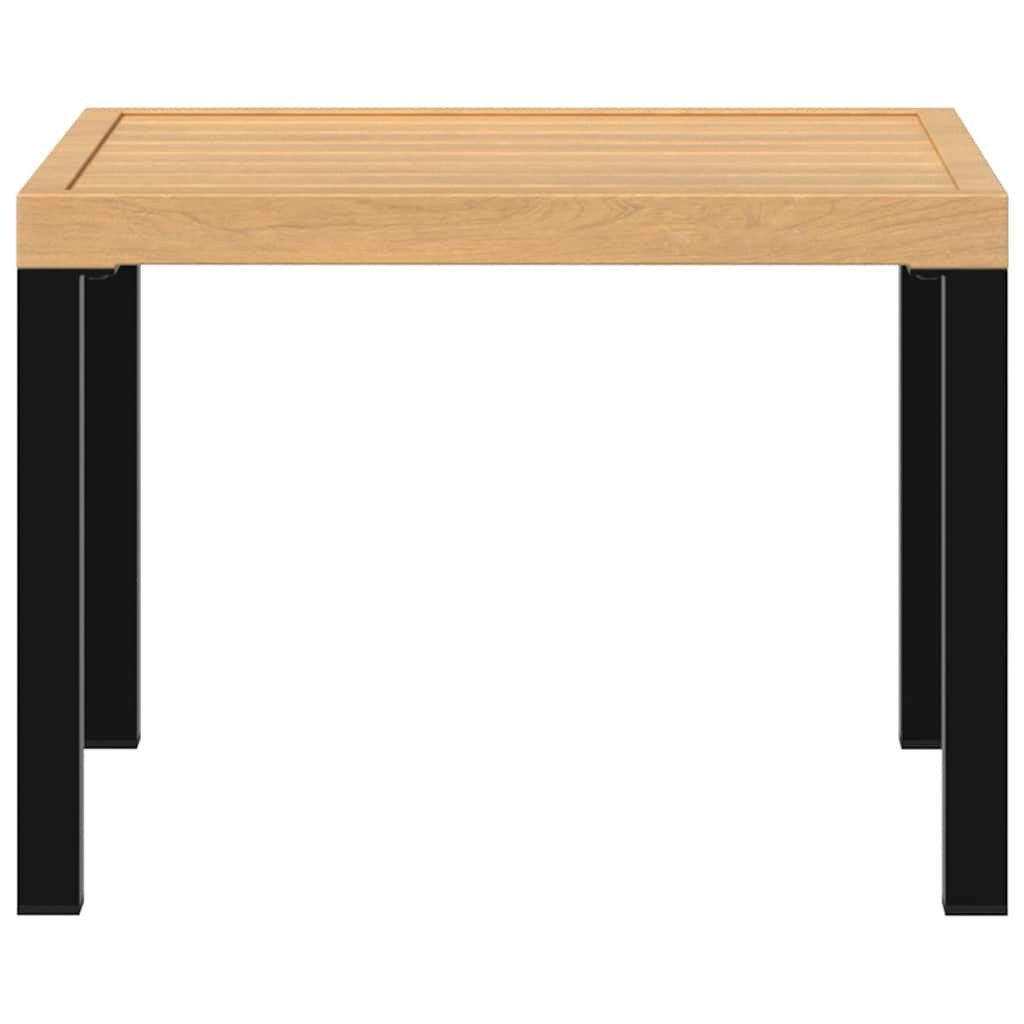 vidaXL Gartentisch Garten-Couchtisch 55x55x39,5 cm Pulverbeschichteter Stahl (1-St)