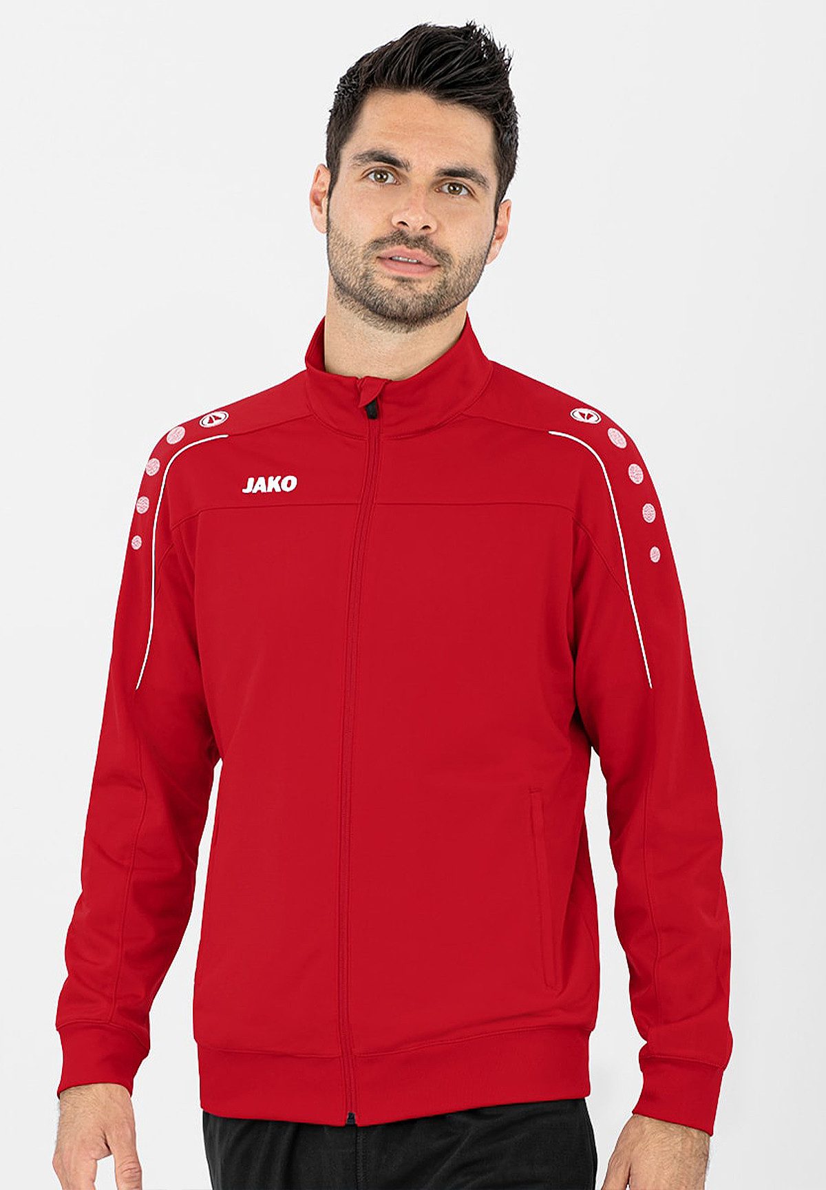 Jako Trainingsjacke mit Reißverschlusstaschen Polyesterjacke Classico günstig online kaufen