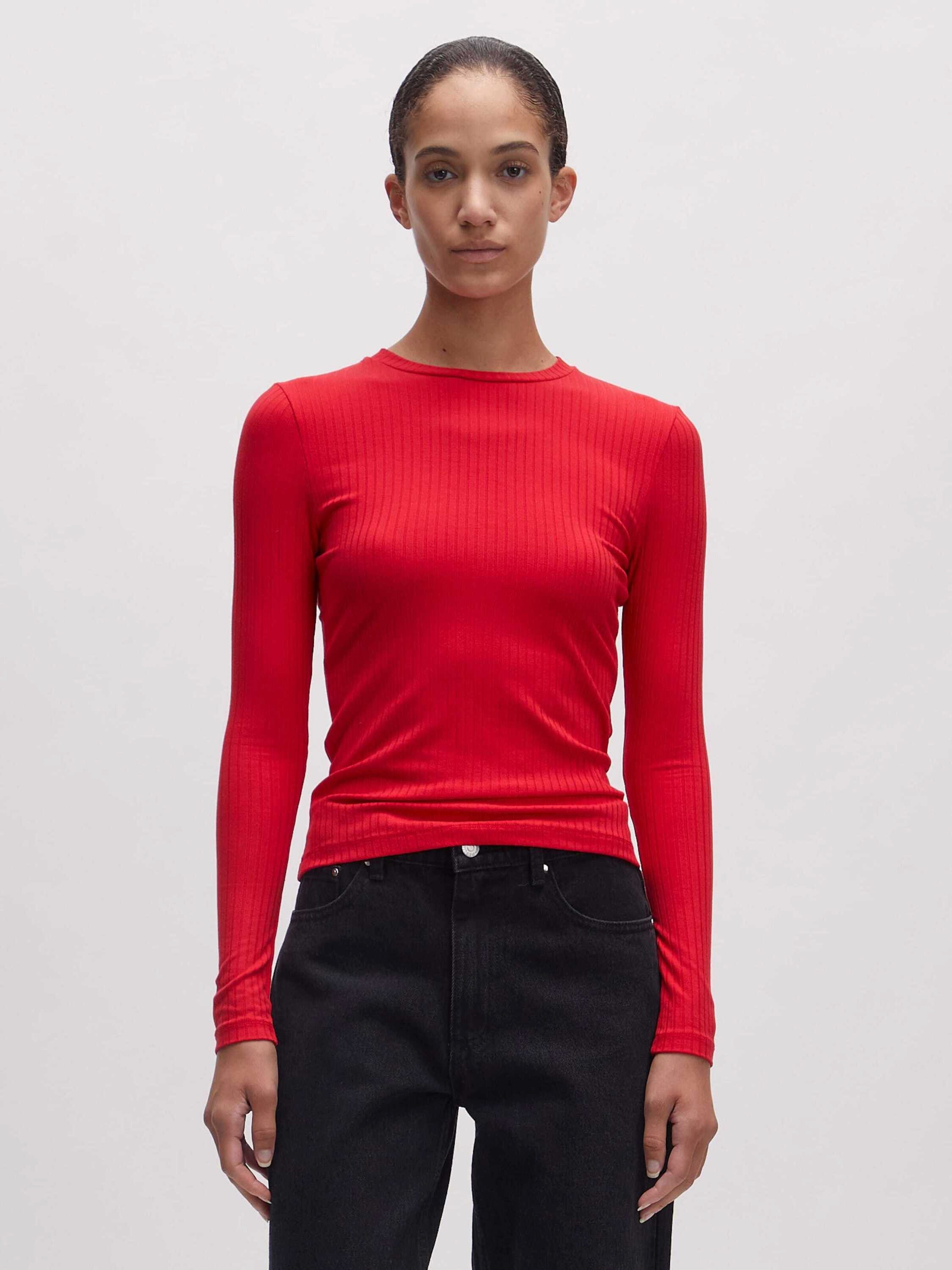 EDITED Langarmshirt Ginger (1-tlg) Plain/ohne Details günstig online kaufen