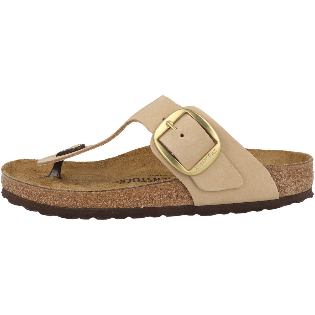Birkenstock Gizeh Big Buckle Nubukleder normal Damen Zehentrenner Sandalen, günstig online kaufen