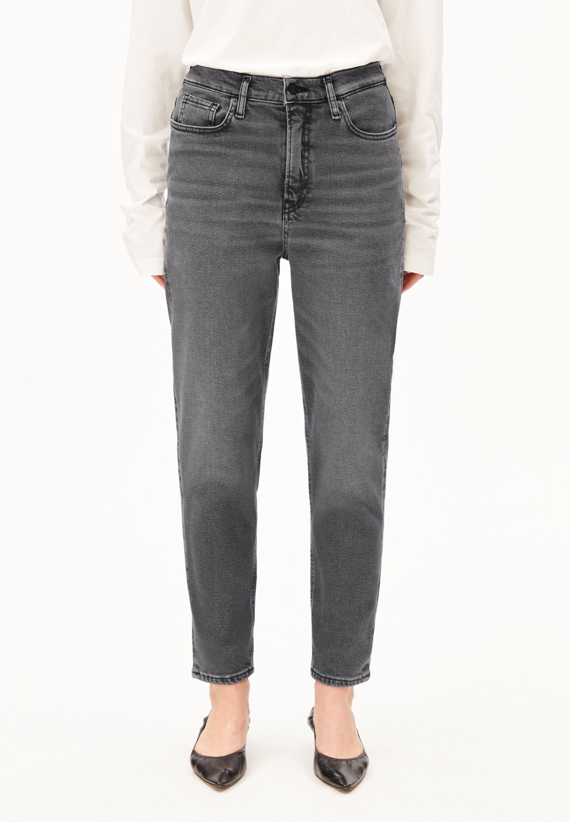 Armedangels Mom-Jeans MAIRAA Jeans aus recyceltem Baumwoll-Mix (Comfort-Stretch) High waist