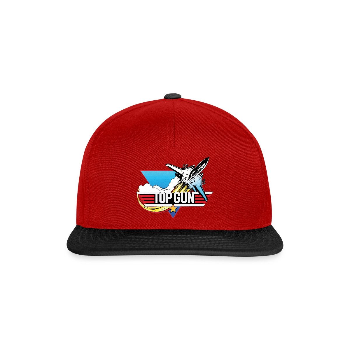 Snapback Cap Top Gun Fighter Kampfjet Logo Snapback Cap
