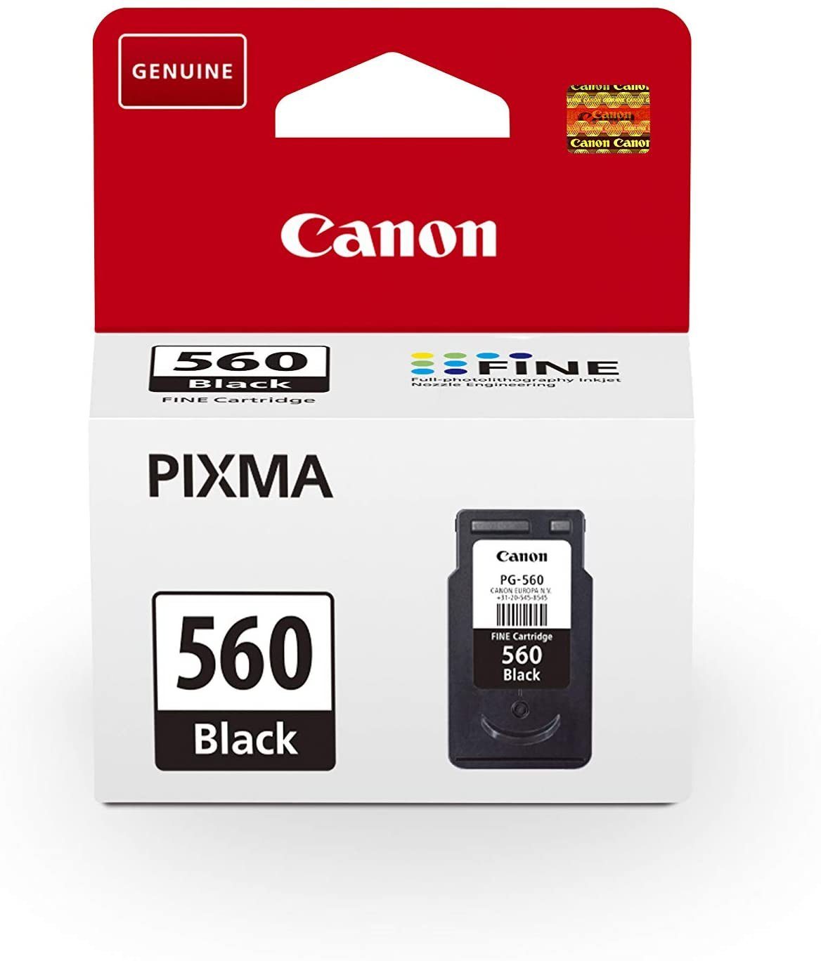 Canon PG-560 Tintenpatrone (Original Druckerpatrone, schwarz)