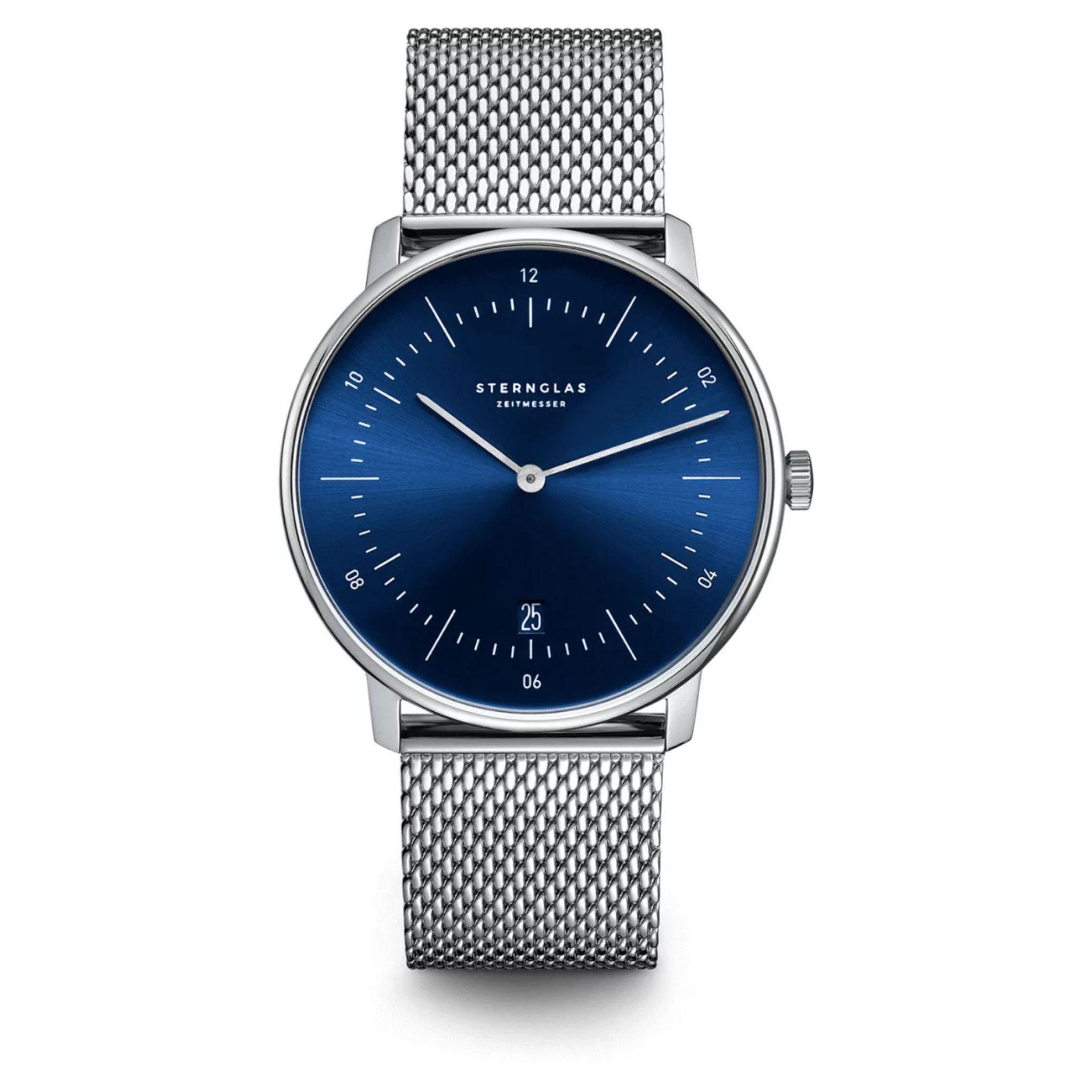 STERNGLAS Quarzuhr Blau Herrenuhr - Serie: Naos - Sternglas Modell: S01-NA06-MI04