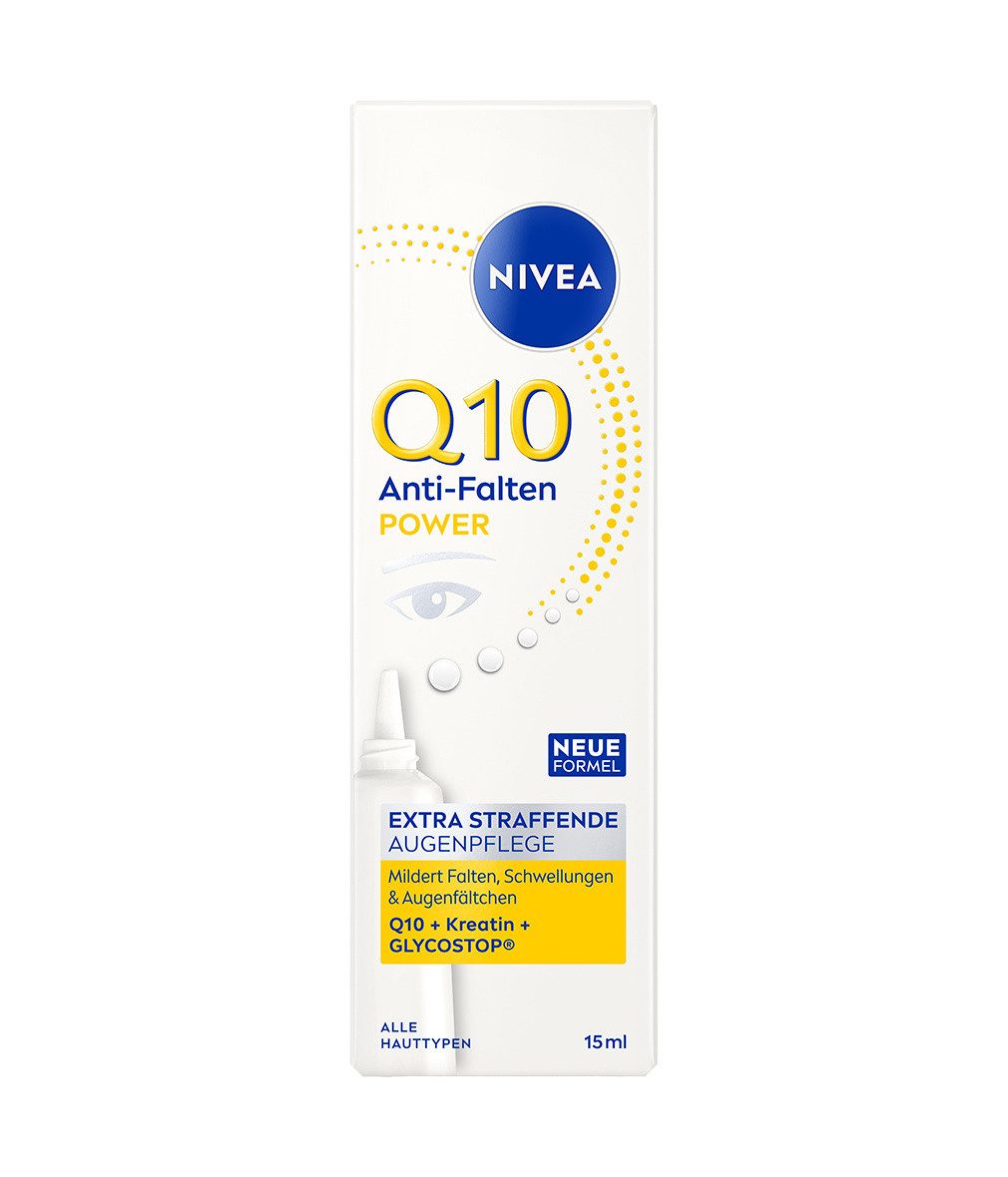 Nivea Anti-Aging-Creme Q10 Anti-Falten POWER Augenpflege 15 ml