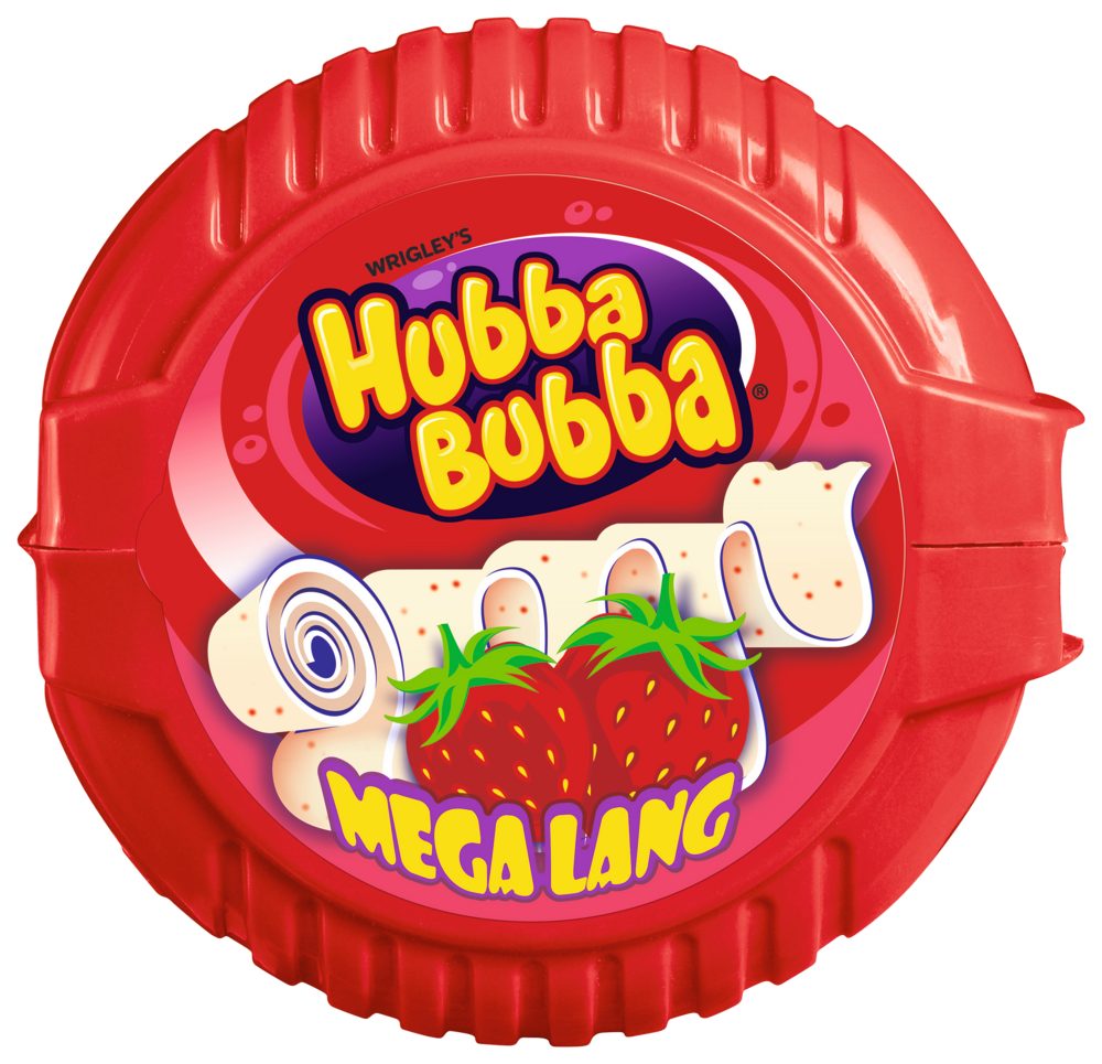 Mars GmbH Süßigkeit HUBBA BUBBA Rolle Mega Lang Erdbeere 12x1