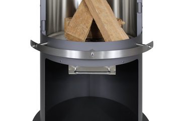 Firestar Gartenkamine Grillkamin Firestar DN 550, Inkl. Grillrost und Fettschutzpfanne, Qualität direkt vom Hersteller, Made in Germany