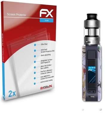 atFoliX Schutzfolie Displayschutz für Aspire Puxos Mod, (2 Folien), Ultraklar und hartbeschichtet