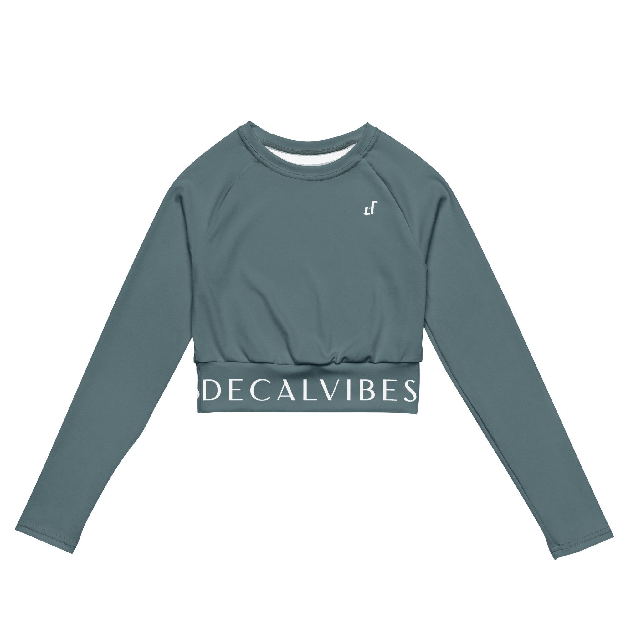DECALVIBES Crop-Top Crop Top mit langen Ärmeln Ultimate Classic UPF 50+, lange Raglanärmel, Crop-Schnitt, recyceltes Material