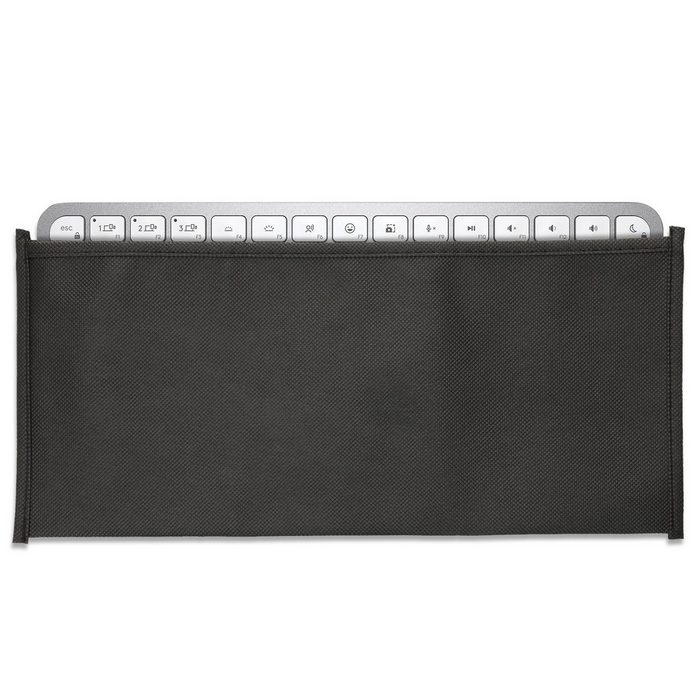 kwmobile Schutz-Set Hülle für Logitech MX Keys Mini Wireless PC Tastatur Schutzhülle - Keyboard Staub Cover Case