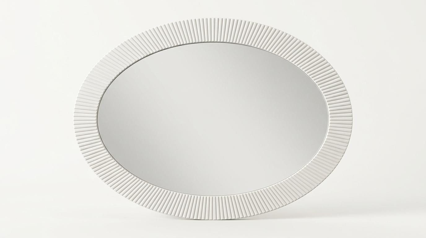 Xlmoebel Wandspiegel Moderner Wandspiegel in Weiß für ein komfortables Wohnzimmer, Made in Europa