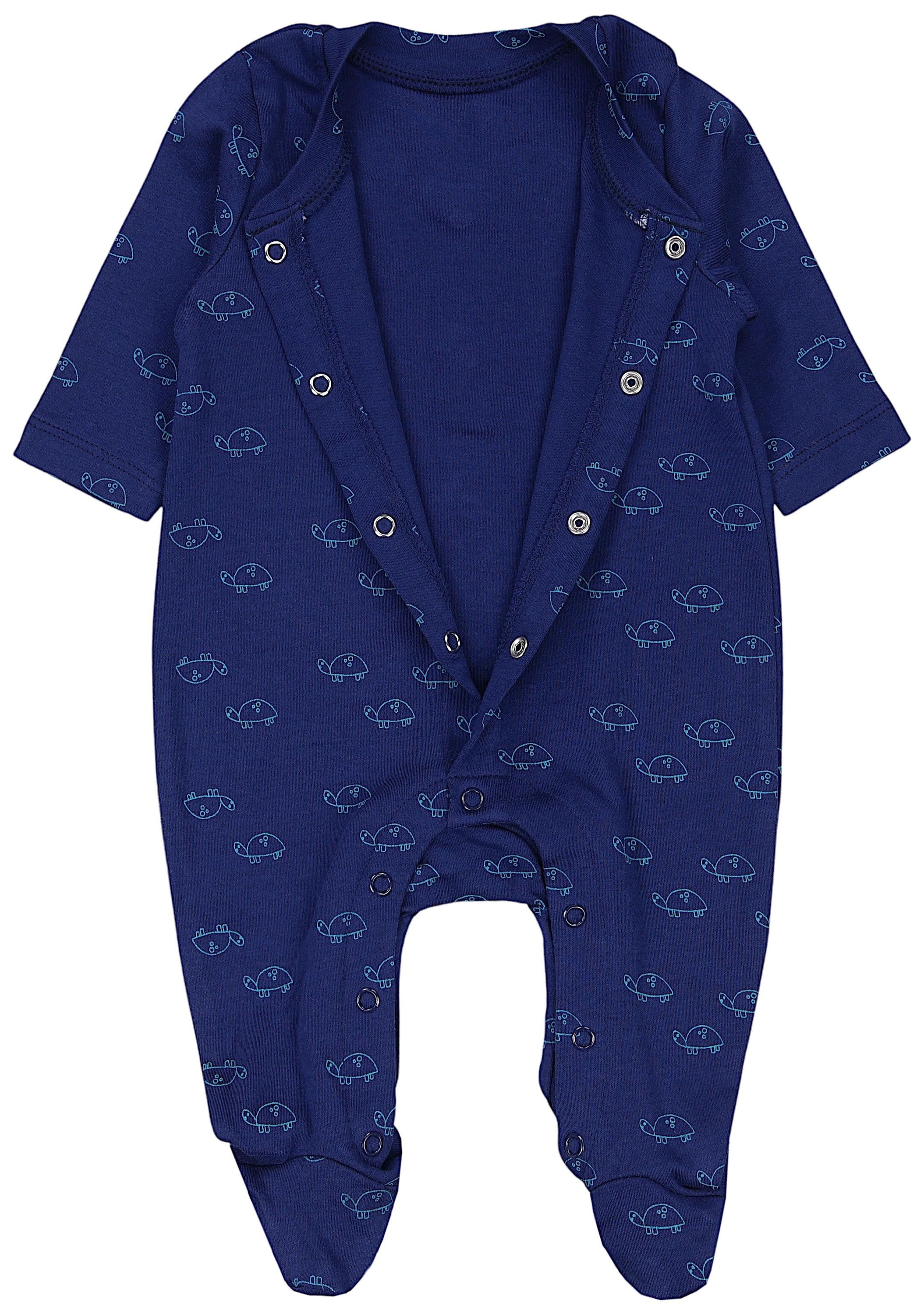 TupTam Strampler TupTam Baby Jungen Schlafstrampler mit Fuß 3er Pack – Bild 5 von 5