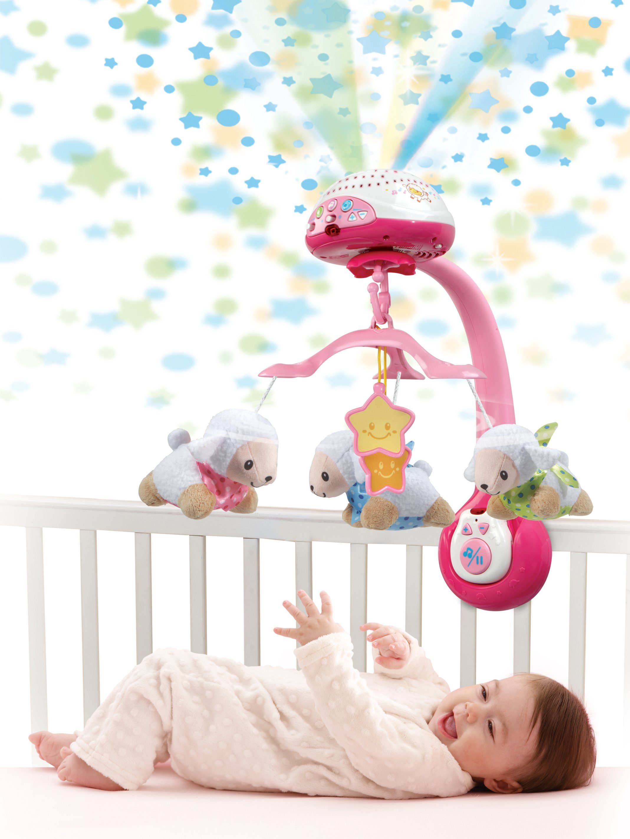 Vtech® Mobile Vtech Baby, Schäfchen-Mobile pink